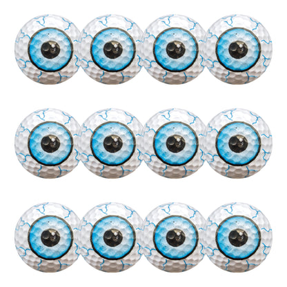 New Novelty Blue Shot Eyeballs Golf Balls