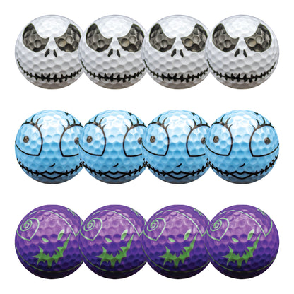 New Novelty Christmas Nightmare Mix Pack Golf Balls
