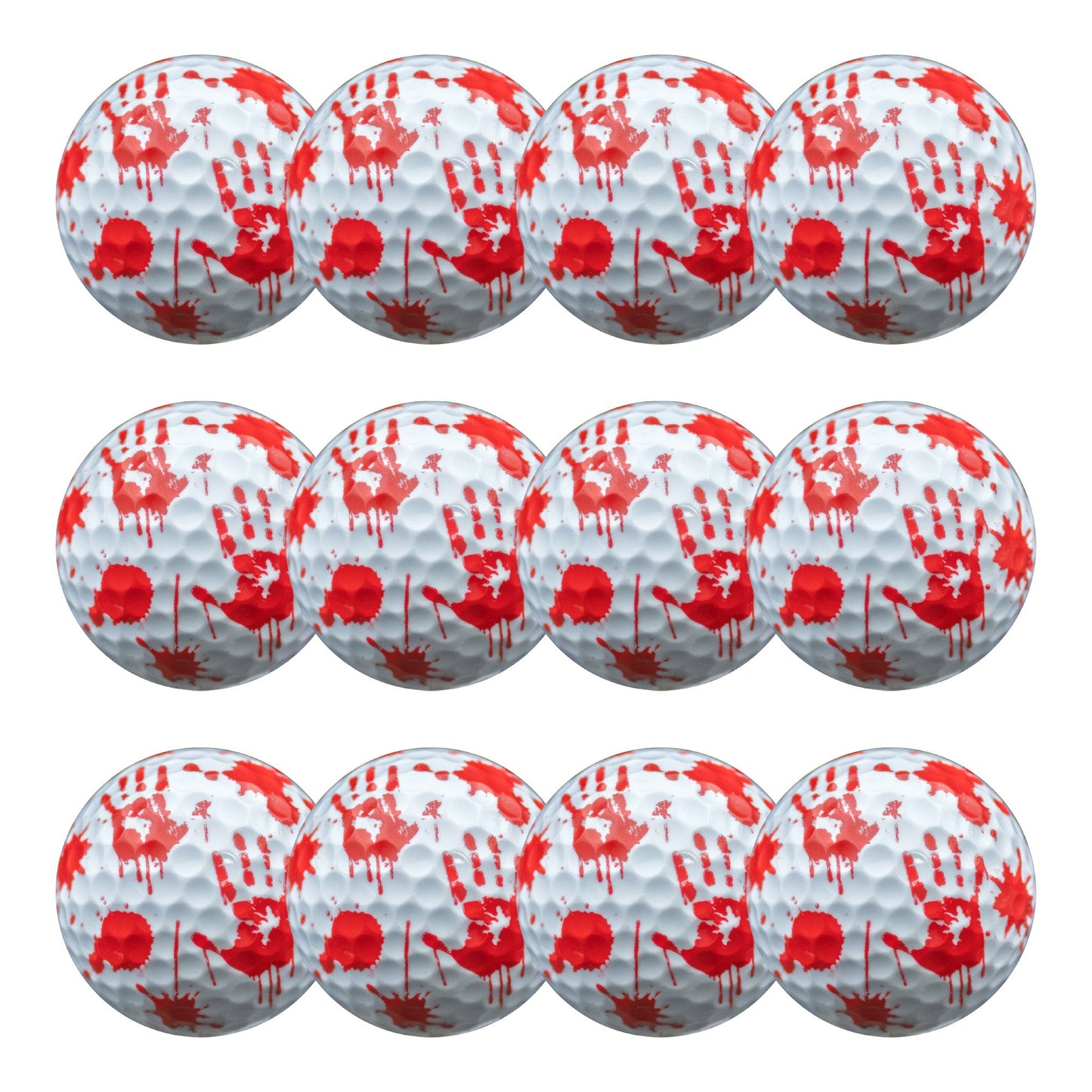 New Novelty Halloween Blood Splatter Golf Balls