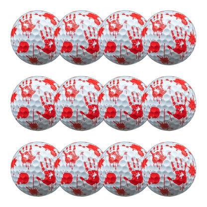New Novelty Halloween Blood Splatter Golf Balls