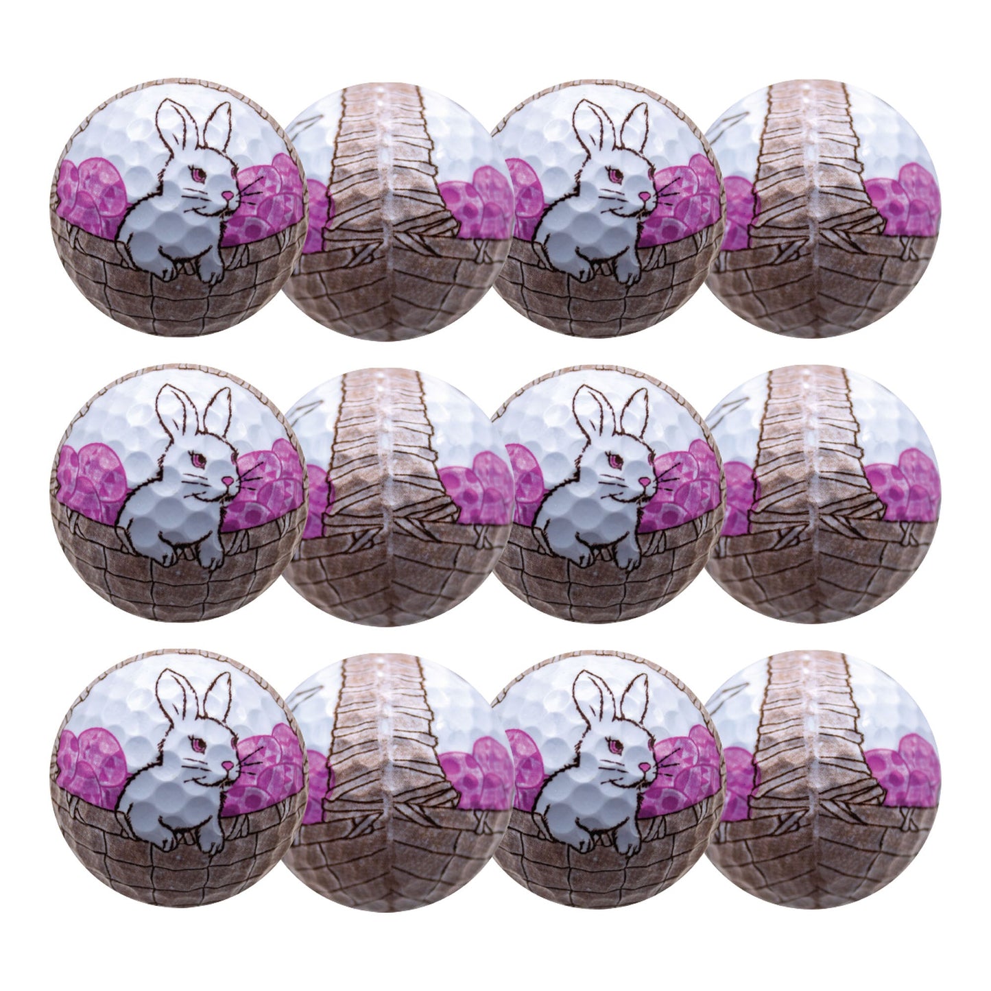 New Novelty Easter Bunny Golf Balls