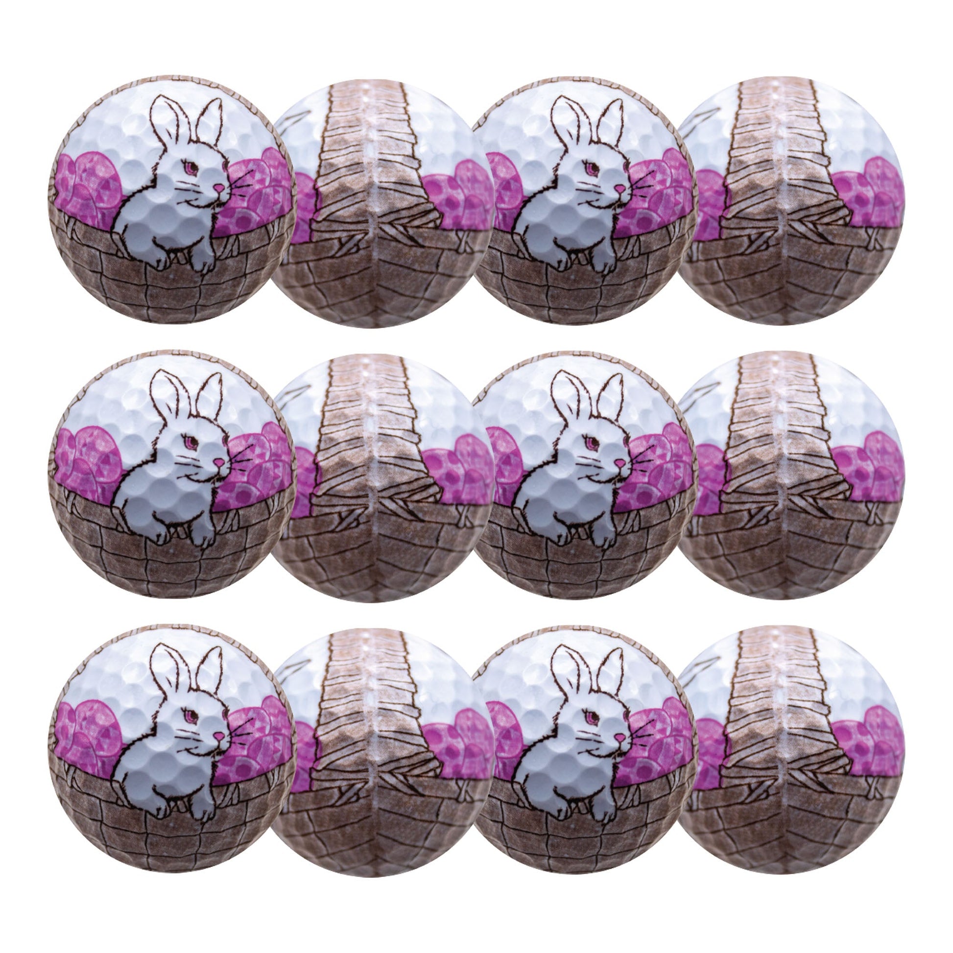 New Novelty Easter Bunny Golf Balls