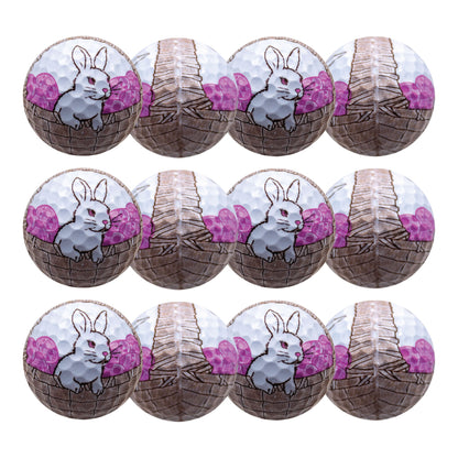 New Novelty Easter Bunny Golf Balls