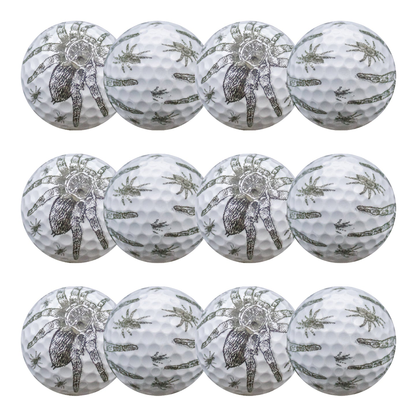 New Novelty Hairy Spider Golf Balls