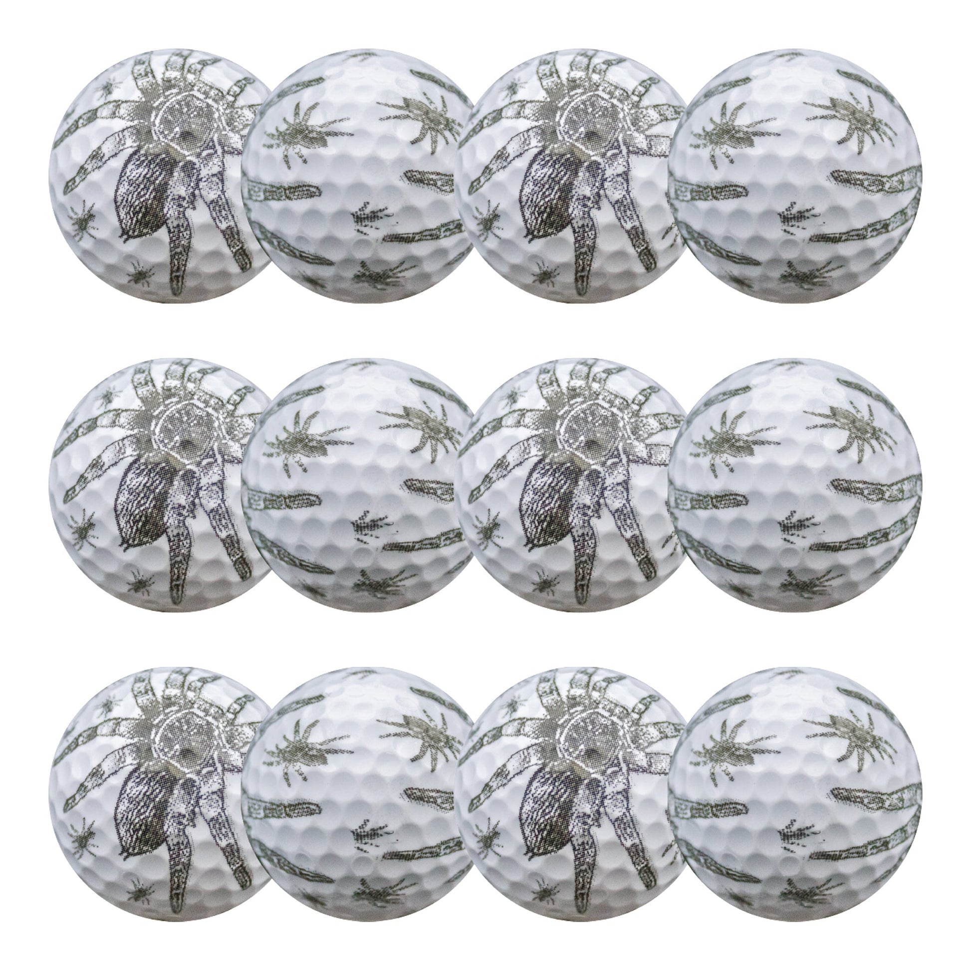 New Novelty Hairy Spider Golf Balls