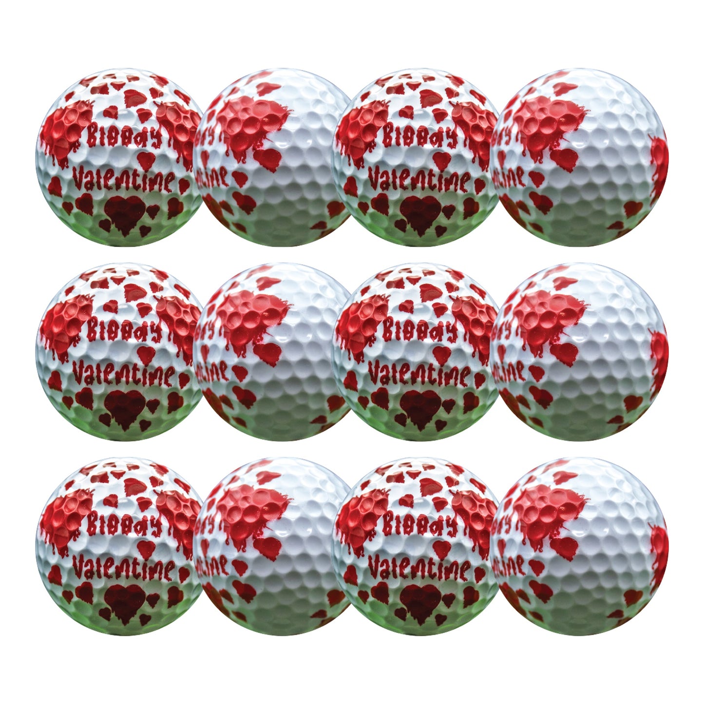 New Novelty Bloody Valentine Golf Balls