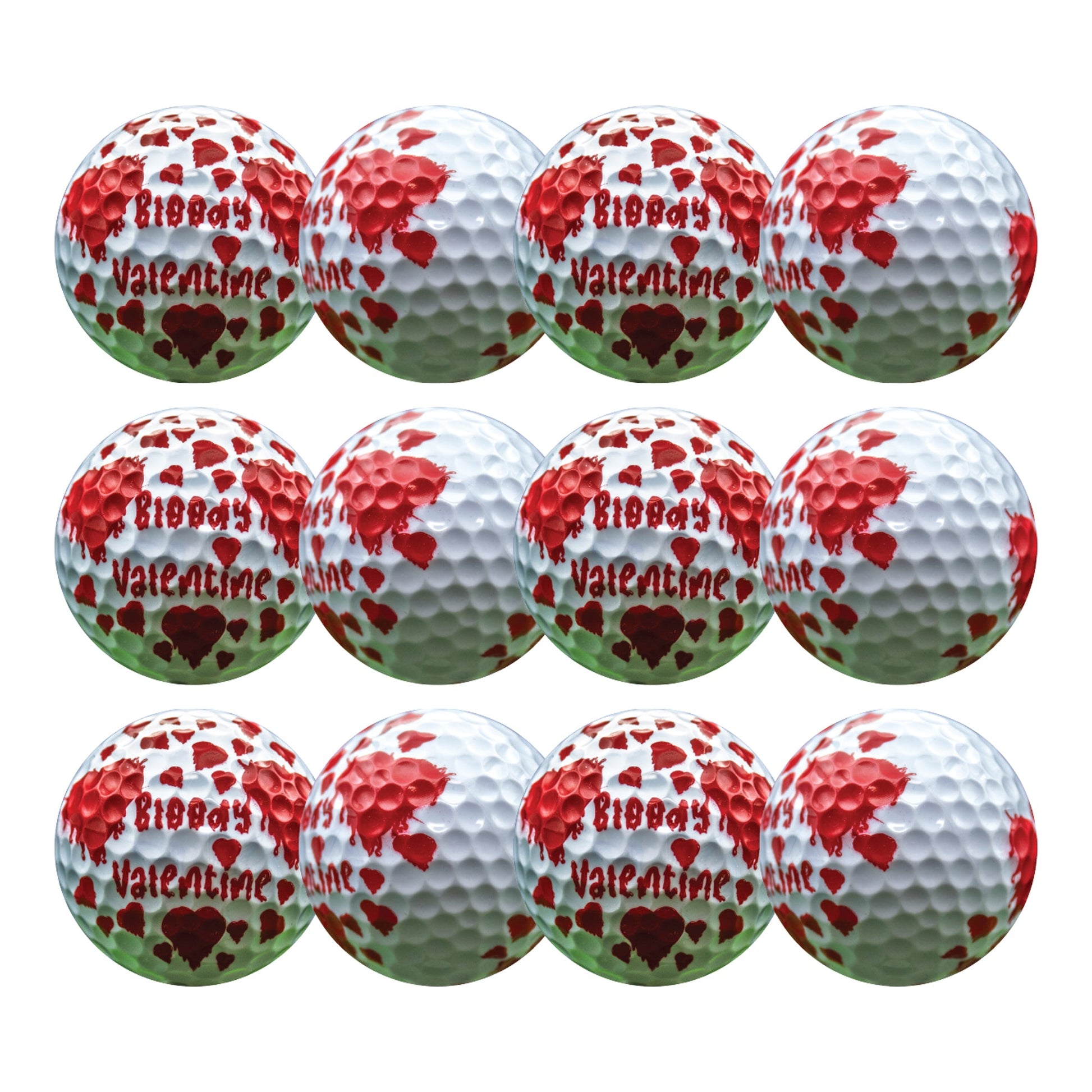 New Novelty Bloody Valentine Golf Balls