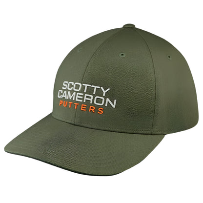 Scotty Cameron - "Putters" Green Rubber Stacked Snapback Hat - The Golf Guys Online