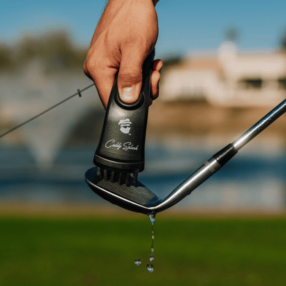 Golf Club Water Brush Pro Cleaner - Black Caddy Splash
