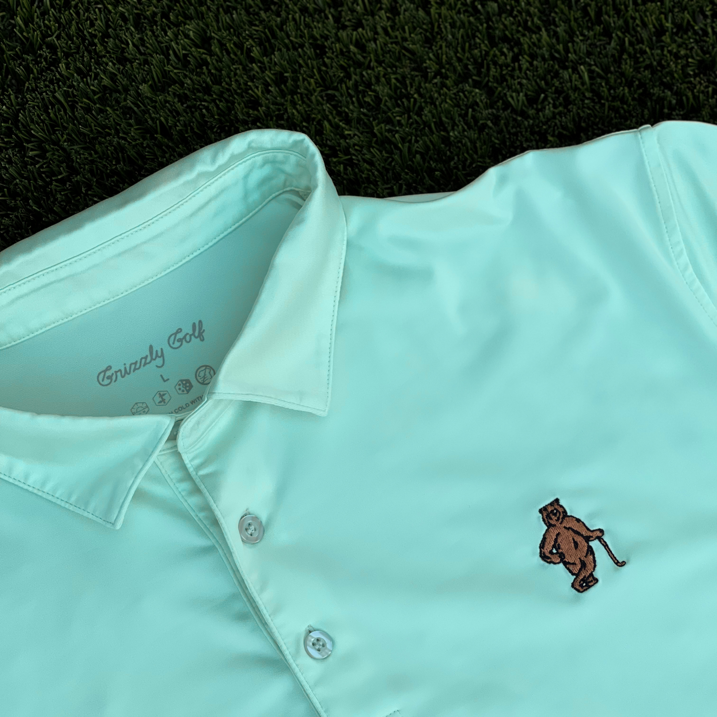 Polo - Seafoam - The Golf Guys Online