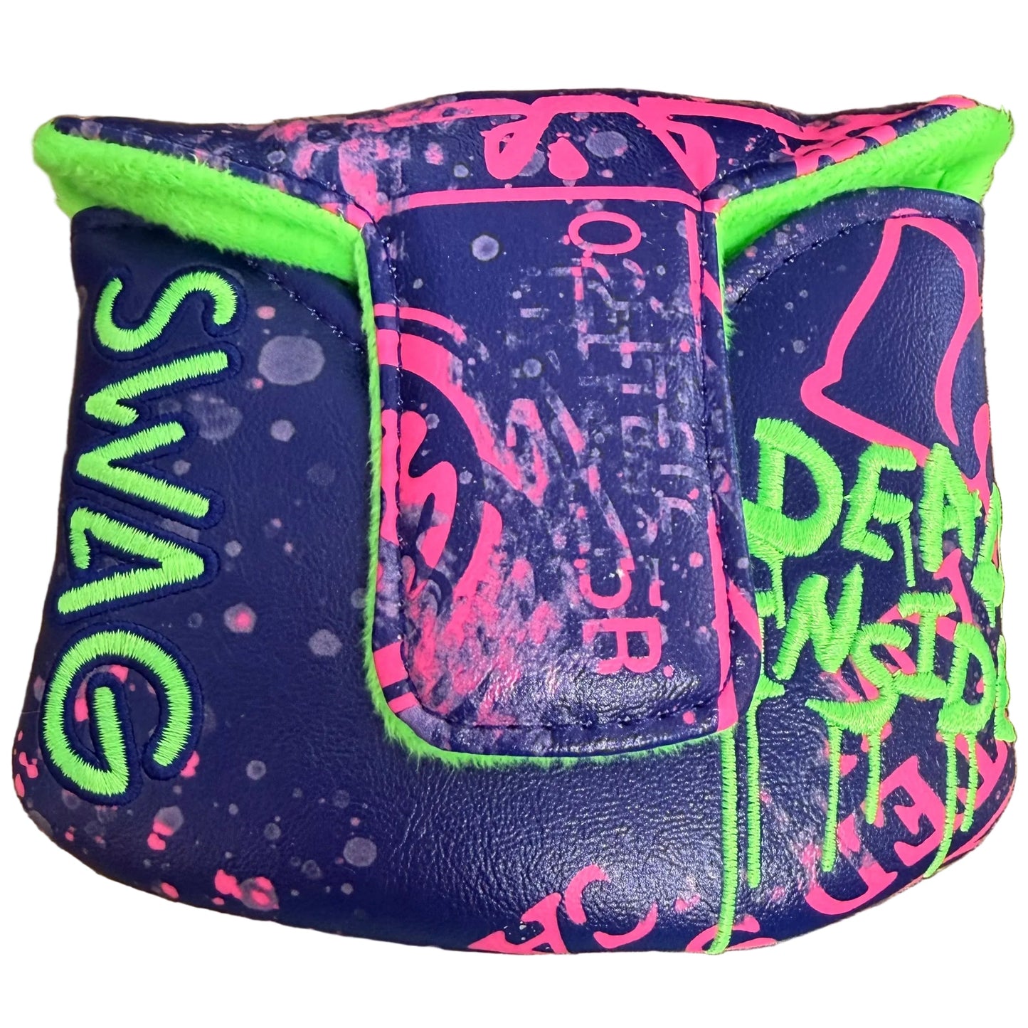 Limited Swag Dead Man Walking Mallet Putter Headcover *opened, no bag*