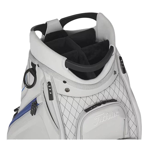 Titleist Folds of Honor Tour Staff Bag Gray/Royal/Dark Red