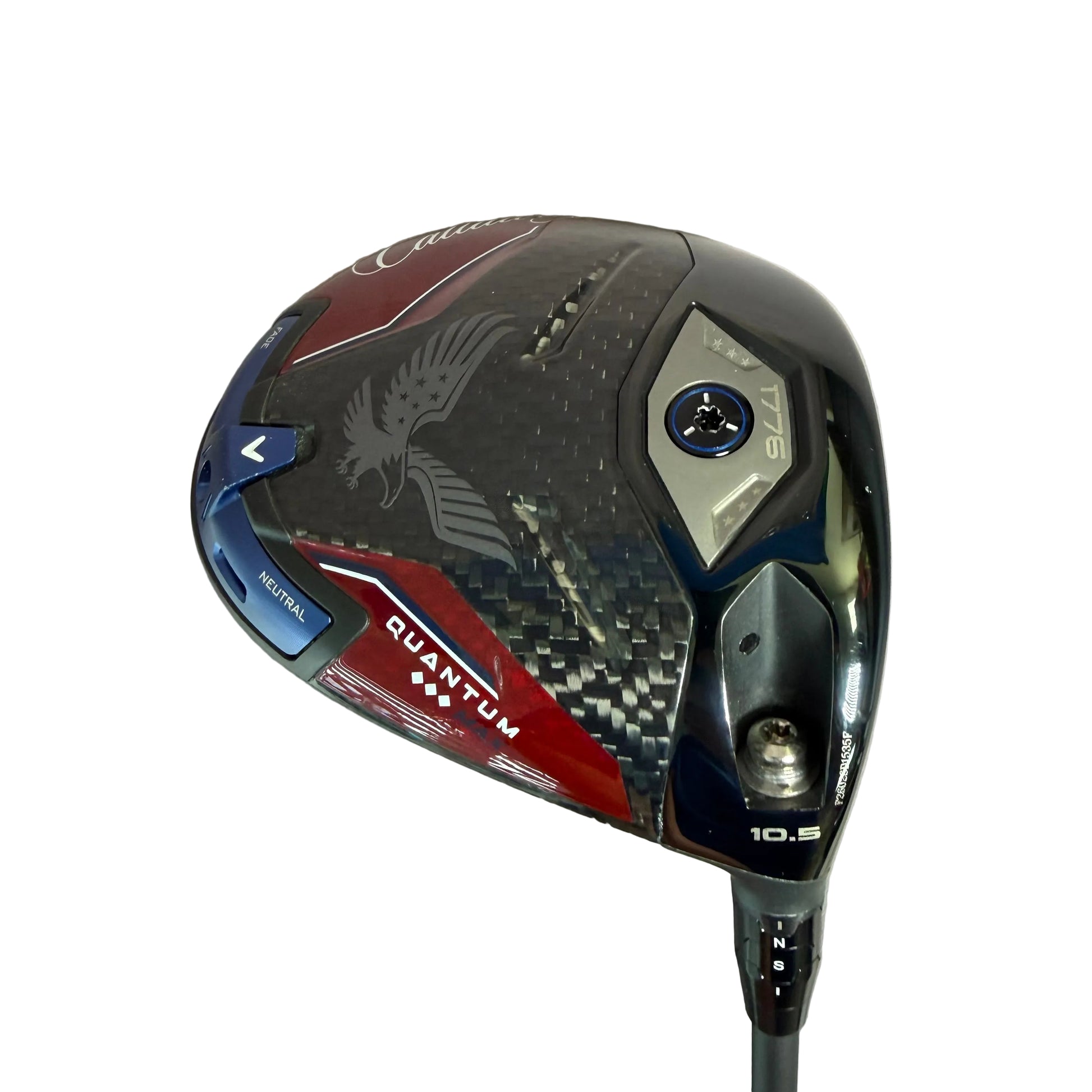 Pre-Owned Callaway USA 250 Quantum Triple Diamond Max Driver (10.5) W/ Denali 60 6.0 1776 Edition Stiff Shaft (45.5 Inch) (Mint)