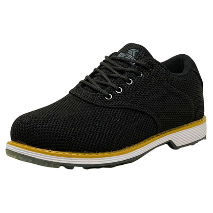 SKŌNI Men's Golf Shoe Waterproof- Black Saddle - The Golf Guys Online