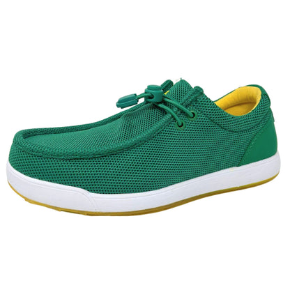 SKŌNI Men's Golf Shoe Waterproof- Green/Yellow - The Golf Guys Online