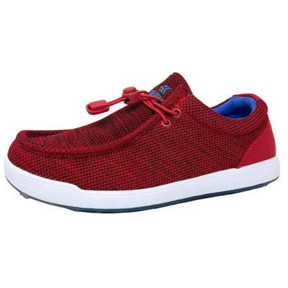 SKŌNI Men's Golf Shoe Waterproof- Red - The Golf Guys Online