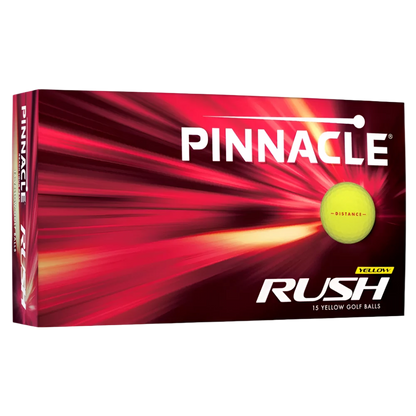 Pinnacle Rush Yellow 15-Ball 2023 Golf Balls - The Golf Guys Online