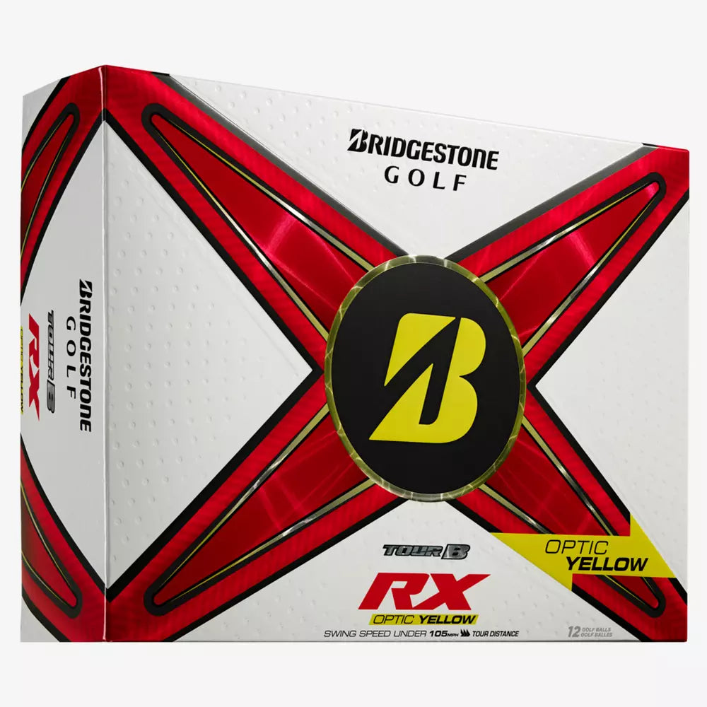 Bridgestone Tour B RX 2024 Yellow Golf Balls