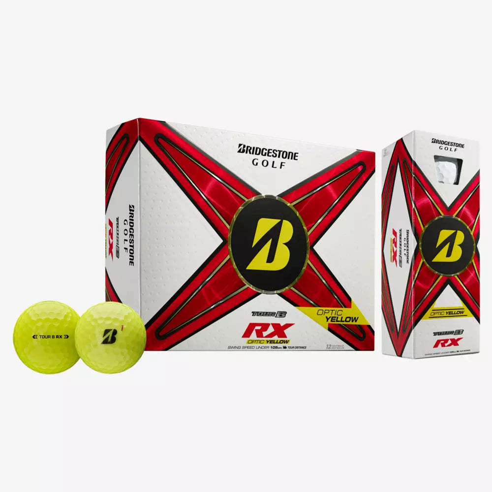 Bridgestone Tour B RX 2024 Yellow Golf Balls