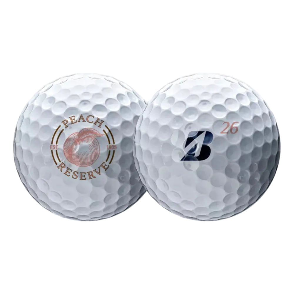 Bridgestone 2026 Tour B RX White Peach Reserve Golf Balls