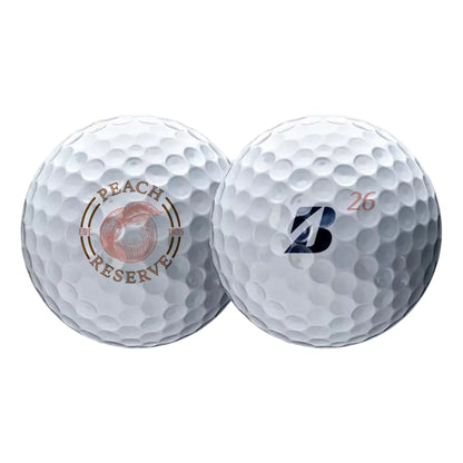 Bridgestone 2026 Tour B RX White Peach Reserve Golf Balls