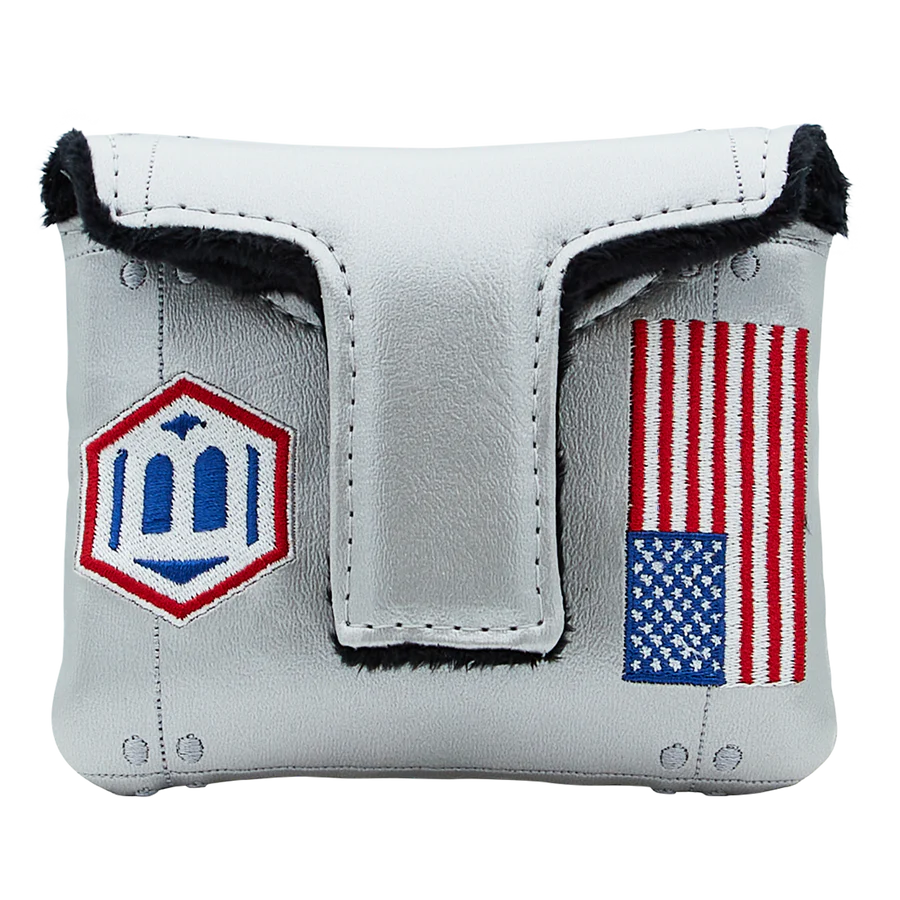 Bettinardi - 2021 Veterans Day Silver Mid-Square Mallet Headcover - The Golf Guys Online