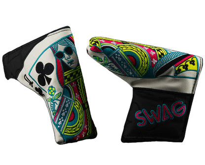 Swag Golf Queen of Clubs Blade Putter Headcover *opened, no bag*