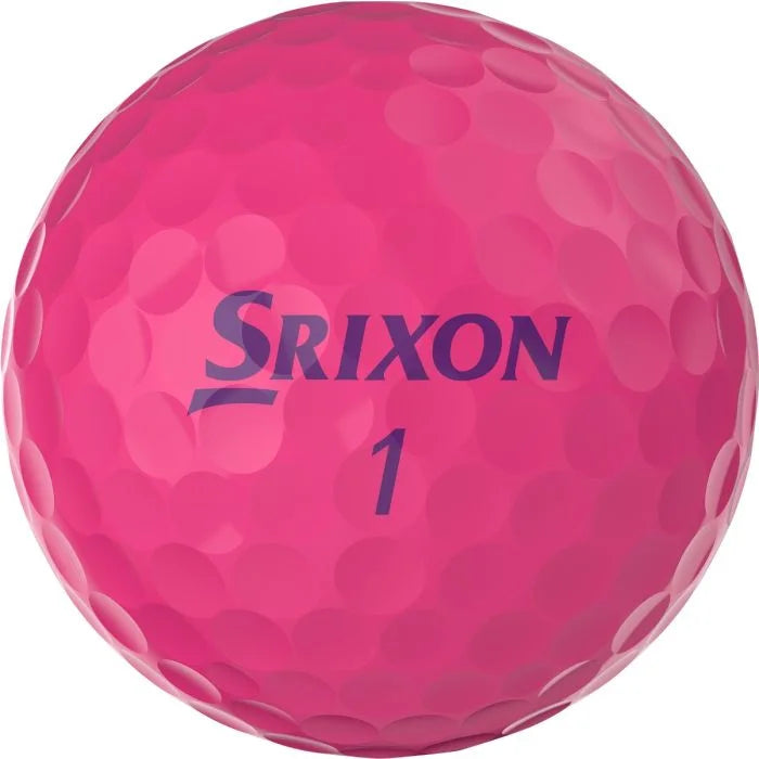 Srixon 2025 Soft Feel Lady 9 Passion Pink Golf Balls