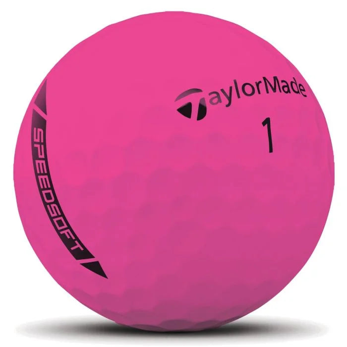 Taylor Made 2025 SpeedSoft Pink Golf Balls