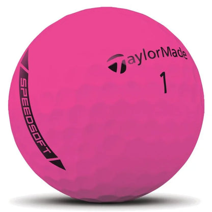 Taylor Made 2025 SpeedSoft Pink Golf Balls