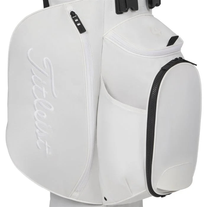 Titleist Players 4 Tonal Stand Bag White/White 2025 - The Golf Guys Online
