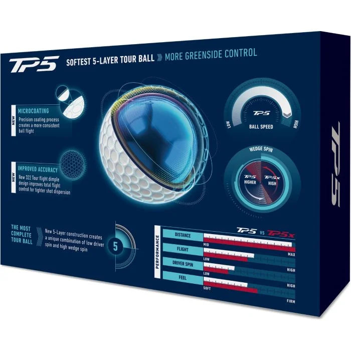 TaylorMade TP5 White 2026 Golf Balls