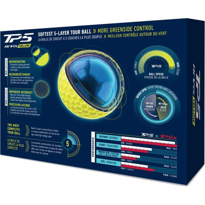 TaylorMade TP5 Yellow 2026 Golf Balls