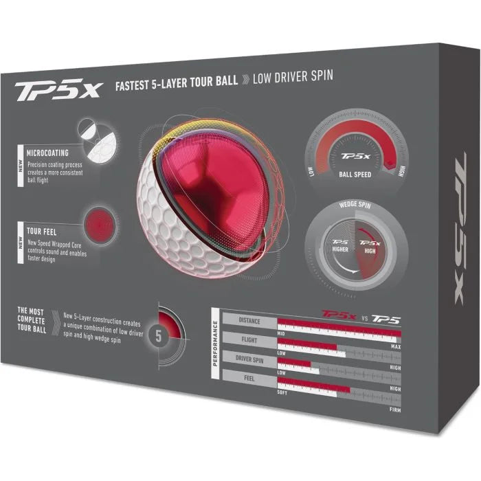 TaylorMade TP5x White 2026 Golf Balls