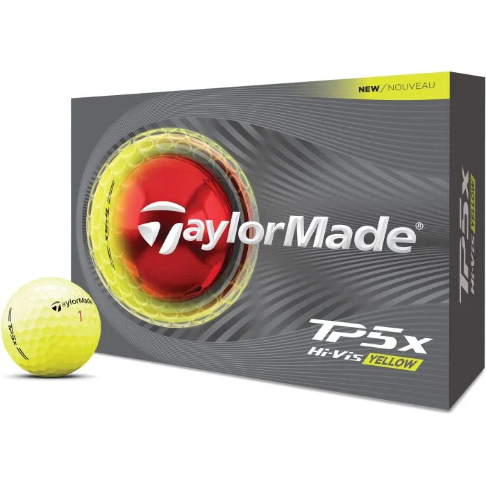 TaylorMade TP5x Yellow 2026 Golf Balls
