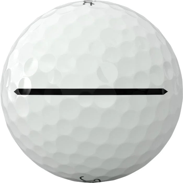 Titleist 2026 Pro V1x Left Dash AIM Performance Alignment Black Line Golf Balls