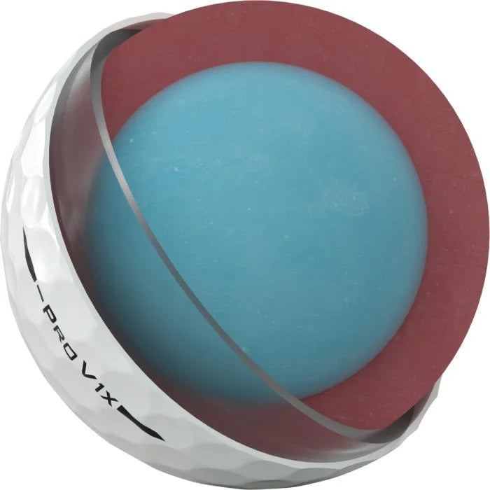 Titleist 2026 Pro V1x Left Dash AIM Performance Alignment Blue Line Golf Balls