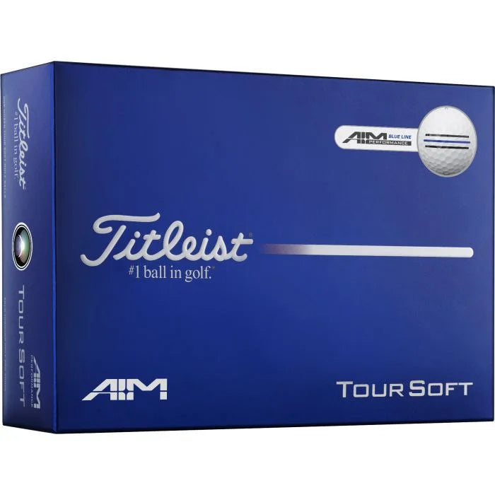 Titleist 2026 Tour Soft AIM Performance Blue Golf Balls