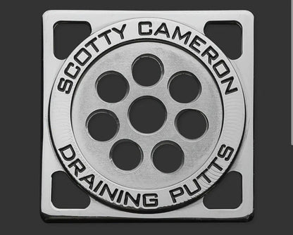 Limited Scotty Cameron 2023 Cameron Coin Drain-O Square Round Ball Marker