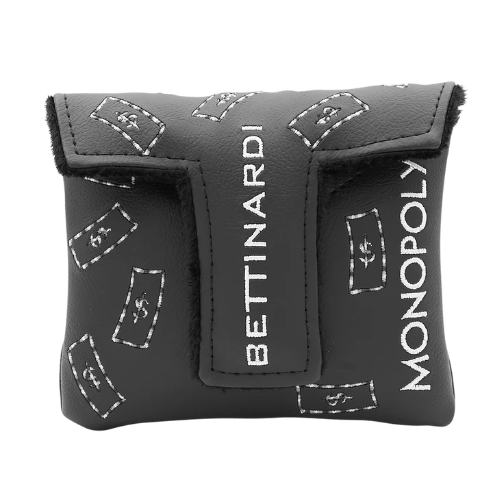 Bettinardi - 2023 Bettinardi x MONOPOLY Blackout Stacked Cash Mid-Square Mallet Putter Headcover - The Golf Guys Online