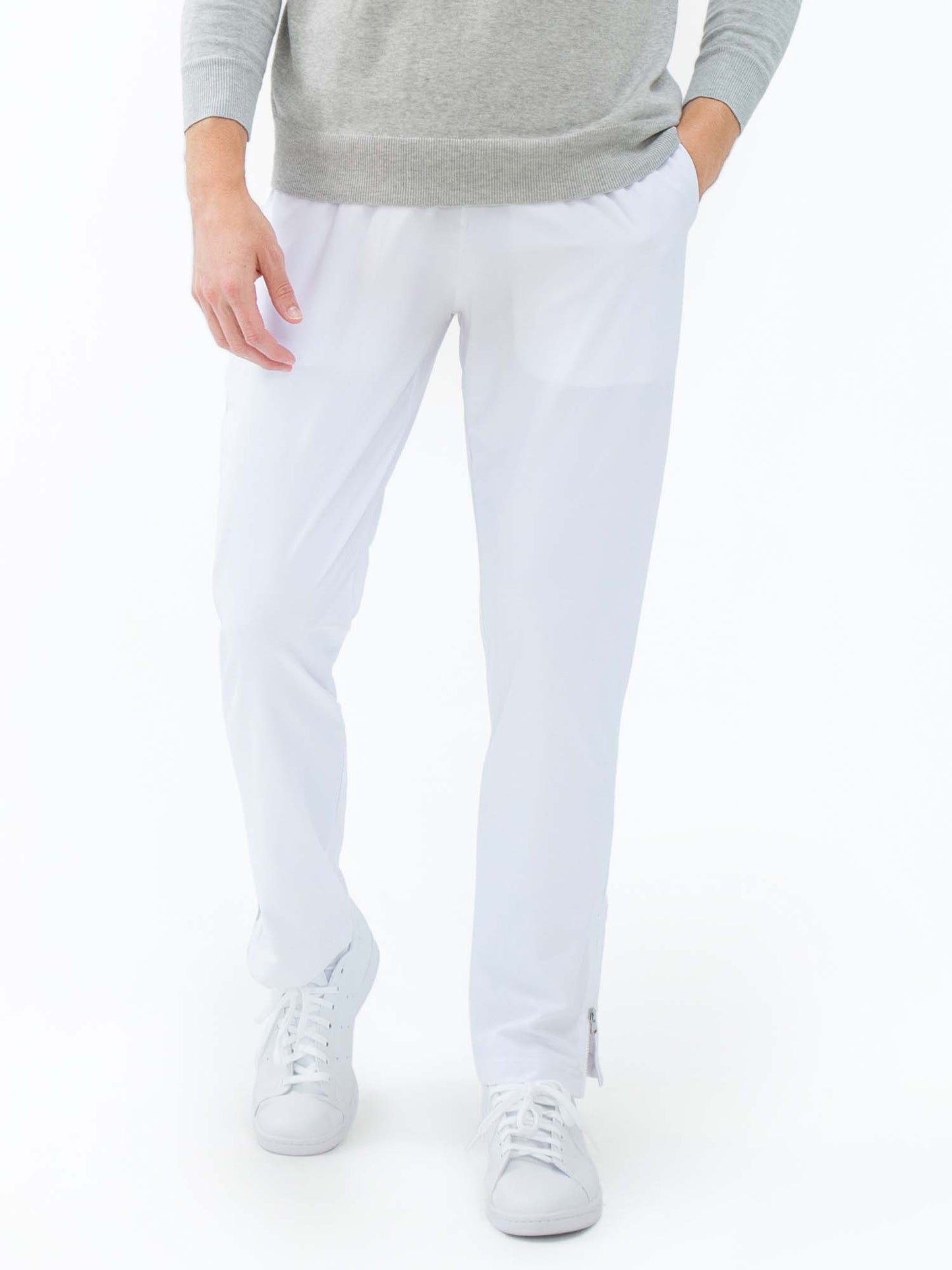 Classic Performance Men's Tennis Pant - White - The Golf Guys Online
