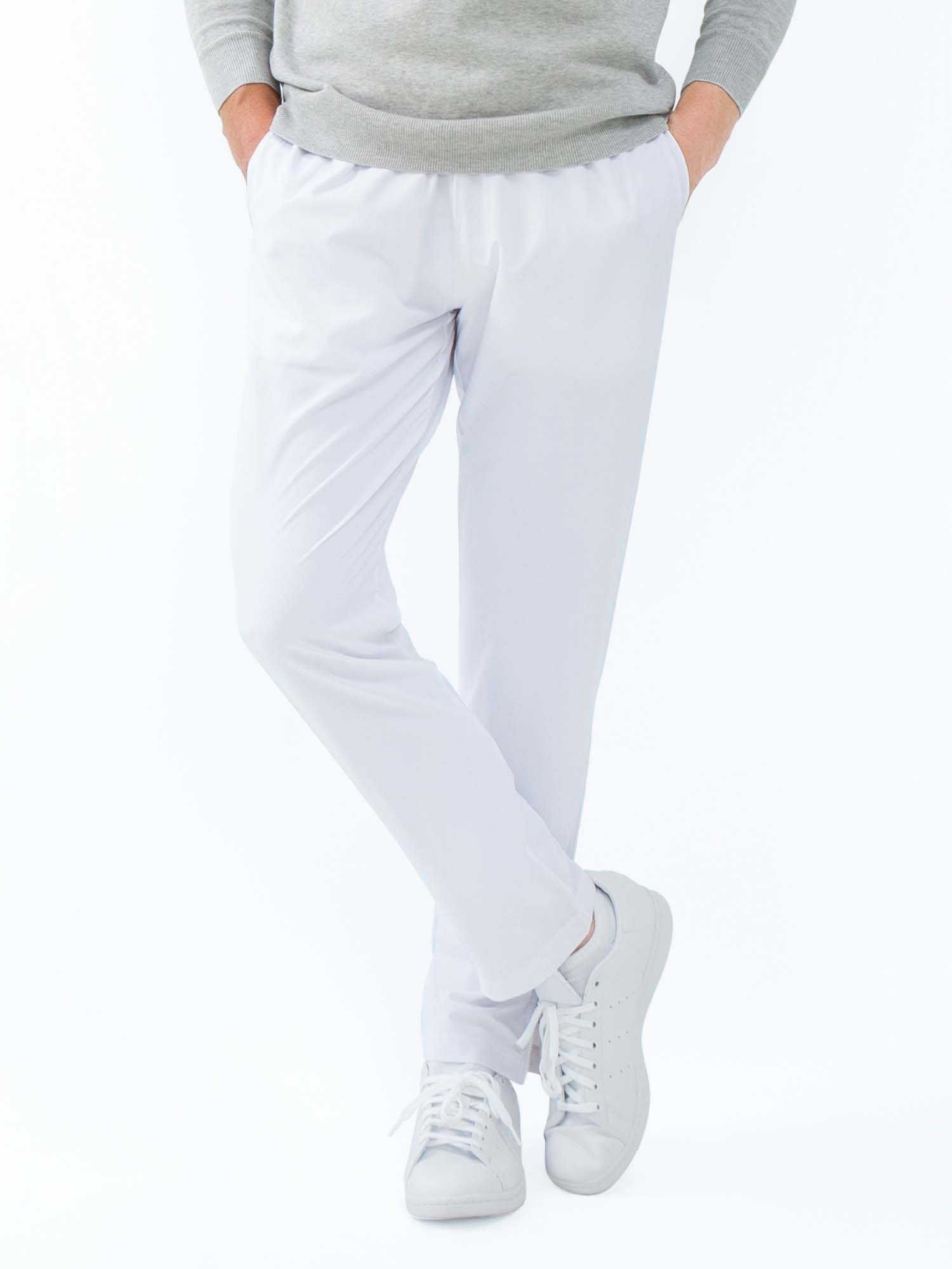 Classic Performance Men's Tennis Pant - White - The Golf Guys Online