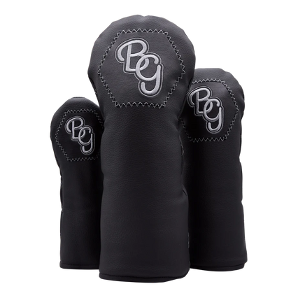 Bettinardi Greyscale Script BG Wood Headcover Set