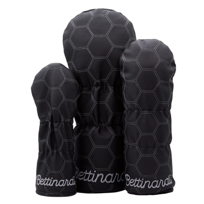 Bettinardi Greyscale Script BG Wood Headcover Set