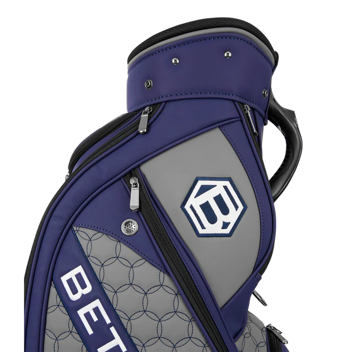 Limited Pre-Owned Bettinardi Studio B Navy & Grey Mini Staff Bag