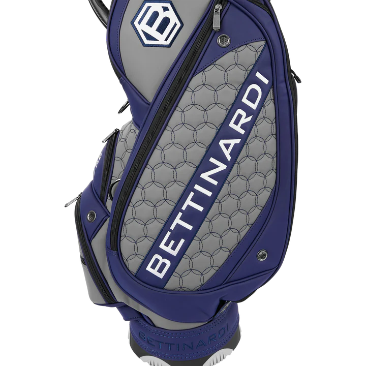 Limited Pre-Owned Bettinardi Studio B Navy & Grey Mini Staff Bag