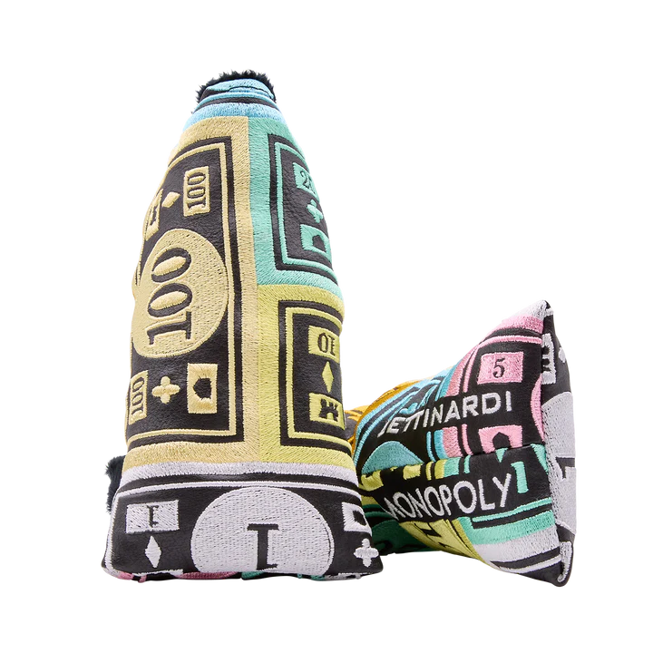 Limited Bettinardi x Monopoly Fun Money Blade Putter Headcover