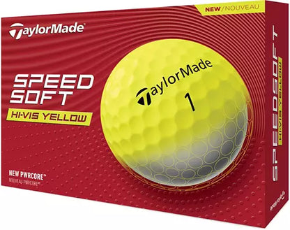 TaylorMade SpeedSoft Yellow 2024 Golf Balls - The Golf Guys Online