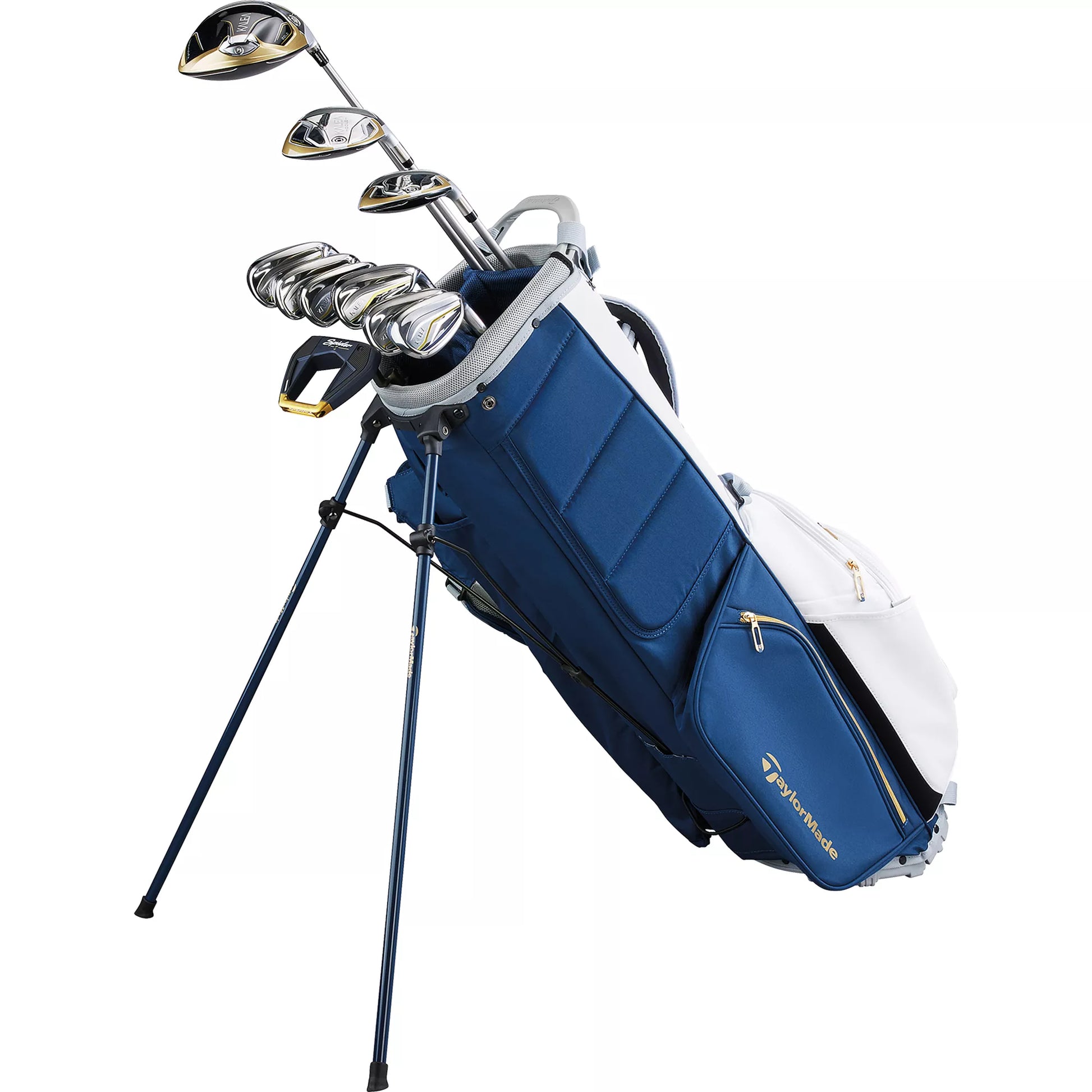 TaylorMade Women's Kalea Gold Stand 10-Piece Complete Golf Set - The Golf Guys Online