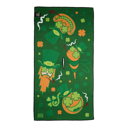 Bettinardi - St. Patrick's Day Clover Eyes Multi Icon Towel - The Golf Guys Online